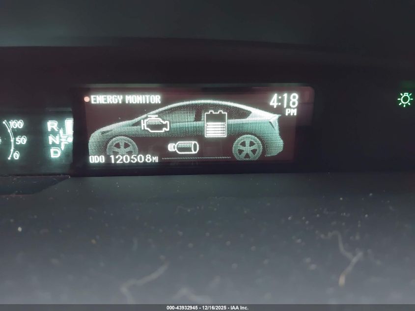 2012 Toyota Prius Two VIN: JTDKN3DU1C5433780 Lot: 43932945