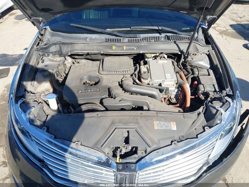 2016 Lincoln Mkz Hybrid VIN: 3LN6L2LU2GR622665 Lot: 43932948