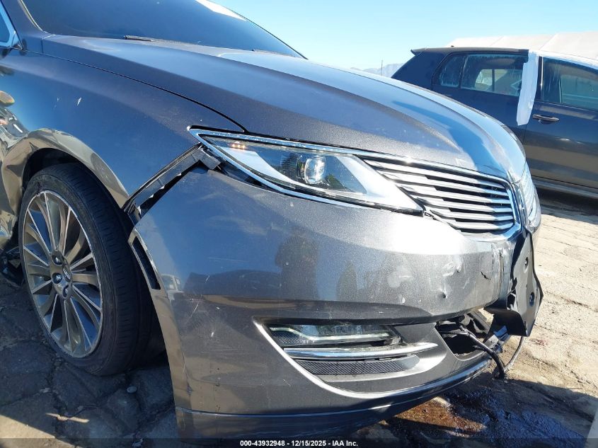 2016 Lincoln Mkz Hybrid VIN: 3LN6L2LU2GR622665 Lot: 43932948