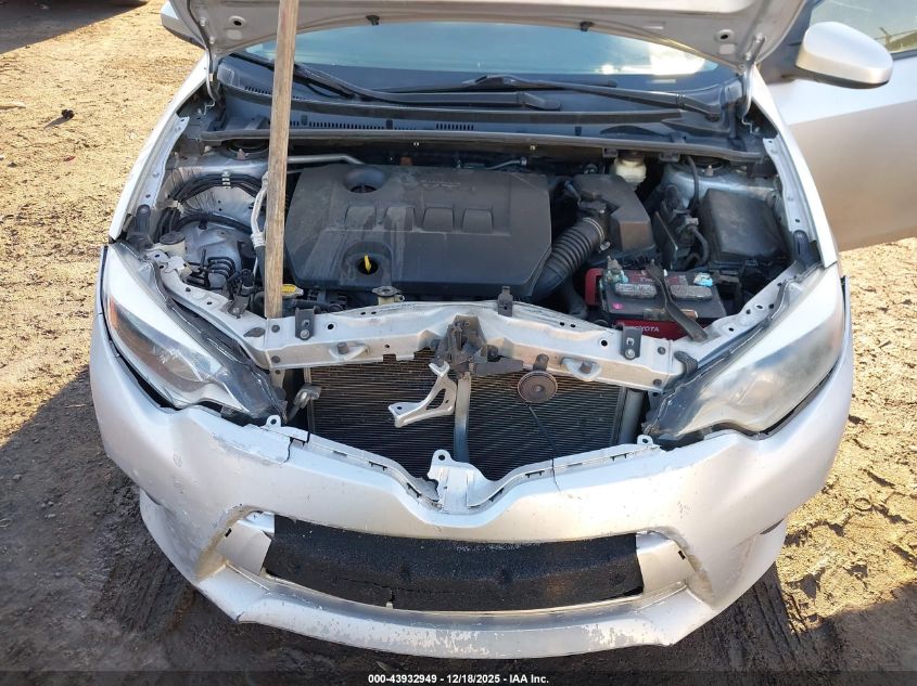 2015 Toyota Corolla L VIN: 2T1BURHE9FC346015 Lot: 43932949