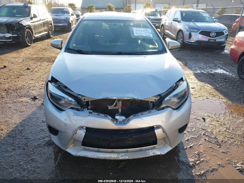 2015 Toyota Corolla L VIN: 2T1BURHE9FC346015 Lot: 43932949