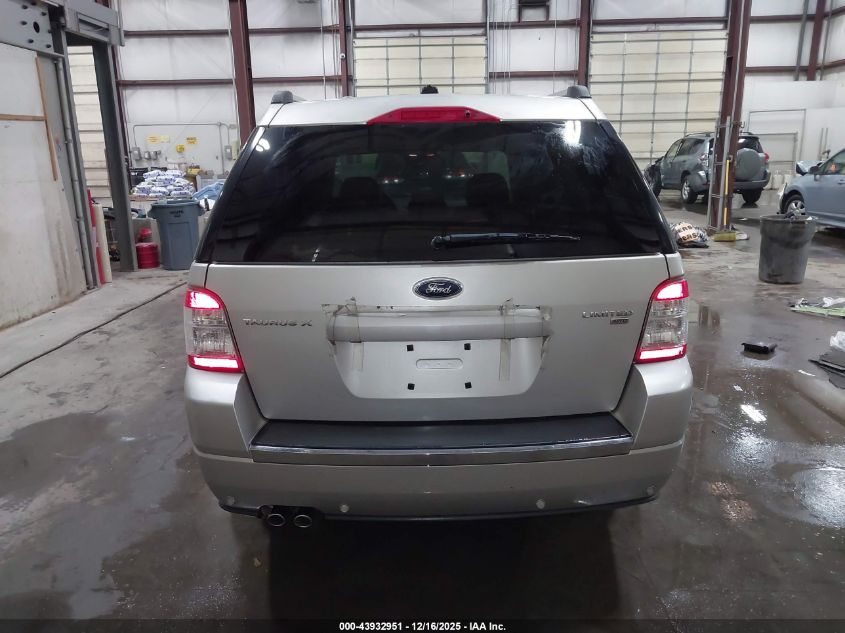 2008 Ford Taurus X Limited VIN: 1FMDK06W78GA38024 Lot: 43932951