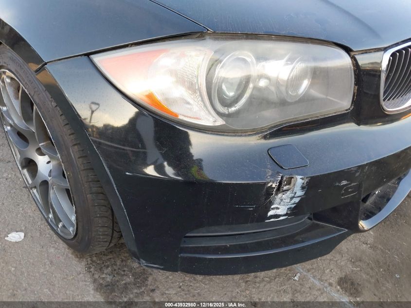2009 BMW 135I VIN: WBAUC73589VK95192 Lot: 43932980