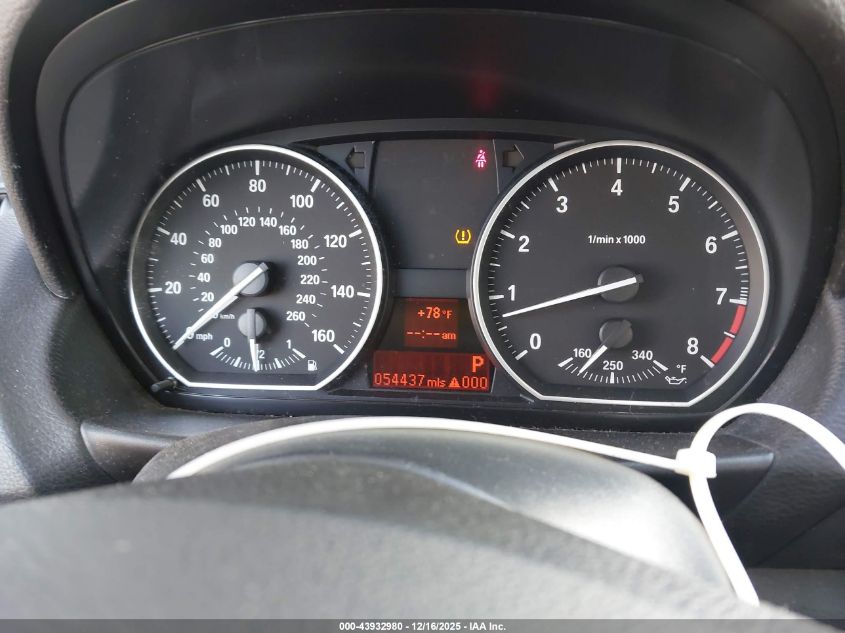 2009 BMW 135I VIN: WBAUC73589VK95192 Lot: 43932980