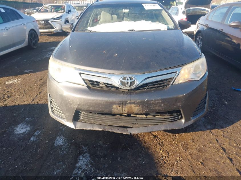 2012 Toyota Camry Le VIN: 4T4BF1FK1CR262629 Lot: 43932986