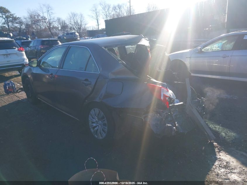 2012 Toyota Camry Le VIN: 4T4BF1FK1CR262629 Lot: 43932986