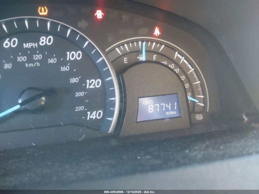 2012 Toyota Camry Le VIN: 4T4BF1FK1CR262629 Lot: 43932986