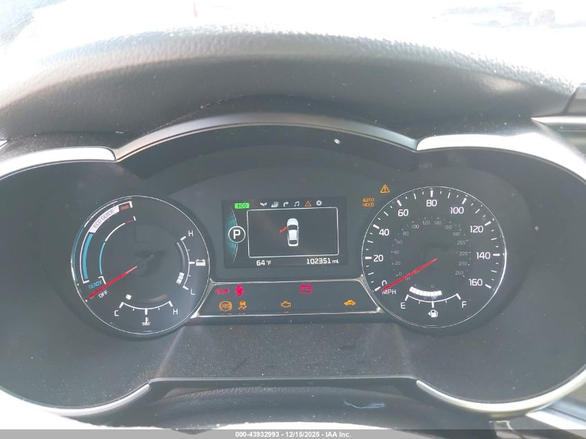 2016 Kia Optima Hybrid Ex VIN: KNAGN4AD6G5093643 Lot: 43932993