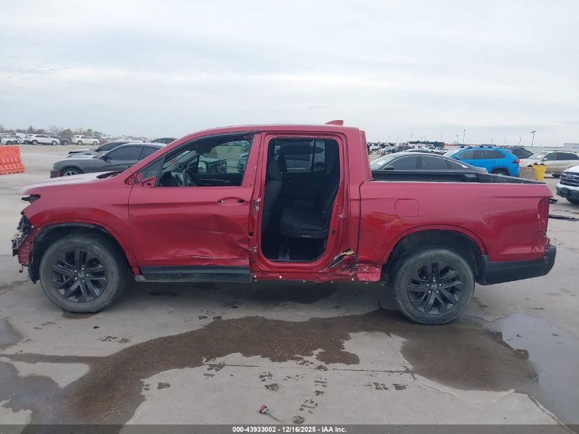 2021 Honda Ridgeline Awd Sport VIN: 5FPYK3F17MB020954 Lot: 43933002