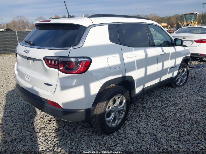 2024 Jeep Compass Latitude 4X4 VIN: 3C4NJDBNXRT118754 Lot: 43933028
