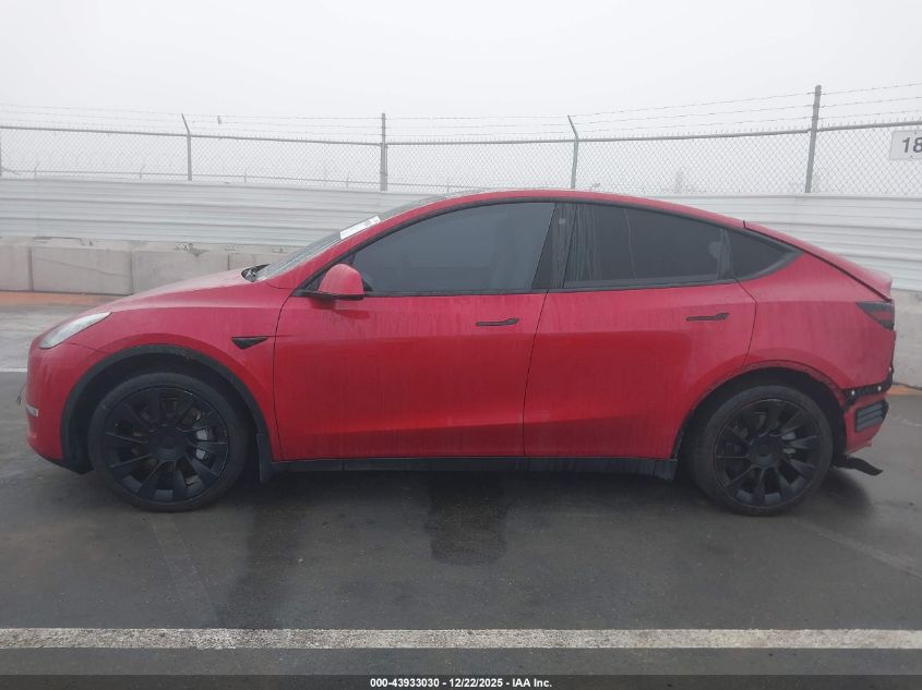 2021 Tesla Model Y Long Range Dual Motor All-Wheel Drive VIN: 5YJYGDEE9MF158368 Lot: 43933030