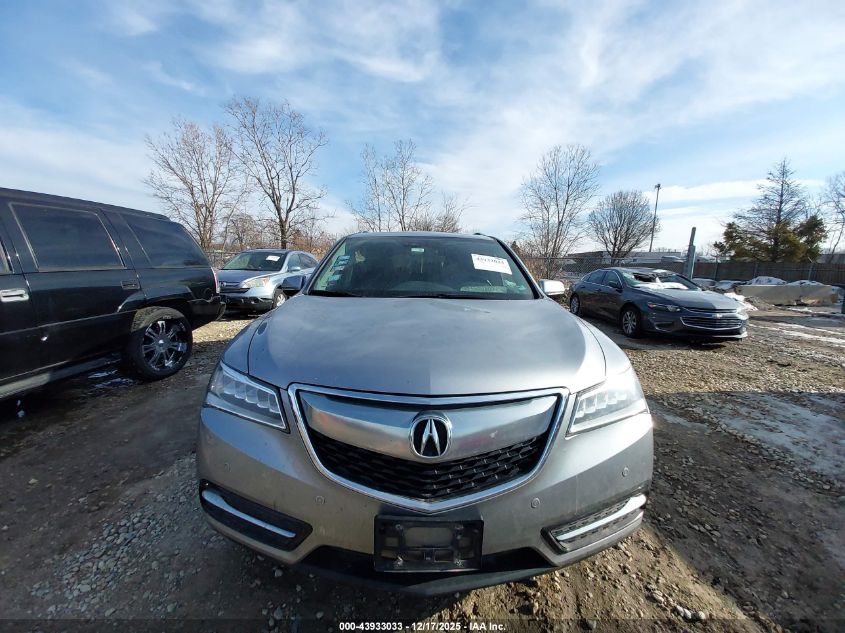2016 Acura Mdx Advance Entertainment Packages/Advance Package VIN: 5FRYD4H97GB038840 Lot: 43933033