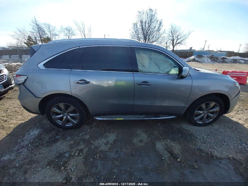 2016 Acura Mdx Advance Entertainment Packages/Advance Package VIN: 5FRYD4H97GB038840 Lot: 43933033