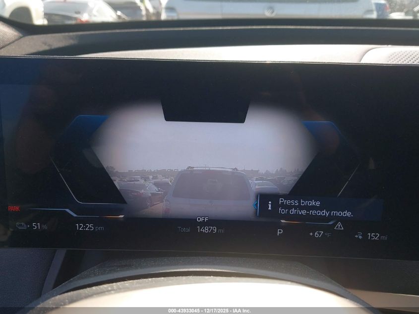 2024 BMW Ix xDrive50 VIN: WB523CF08RCR88337 Lot: 43933045