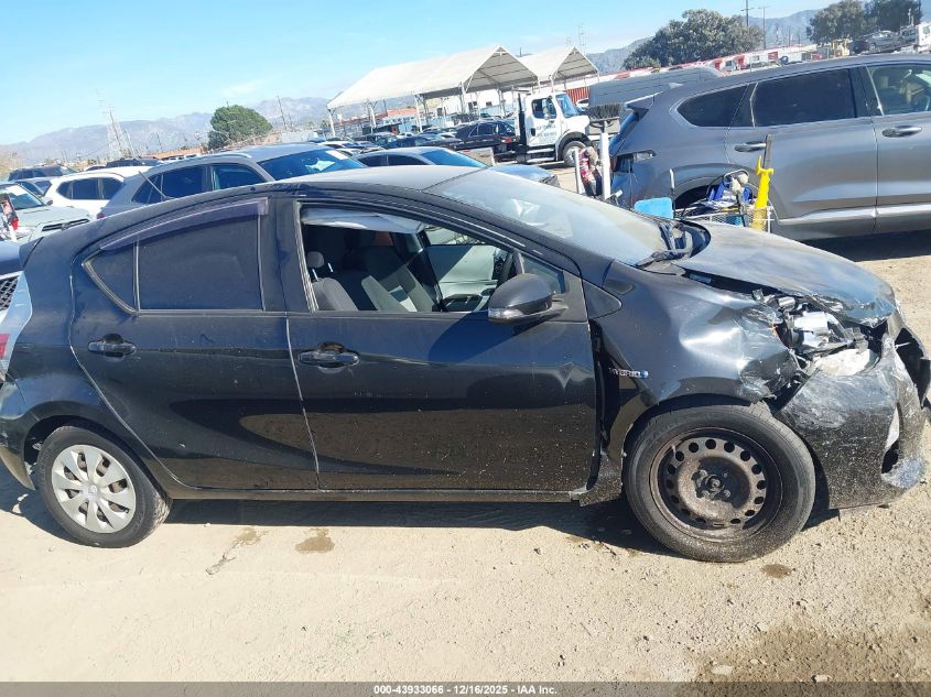 2013 Toyota Prius C Two VIN: JTDKDTB37D1530021 Lot: 43933066