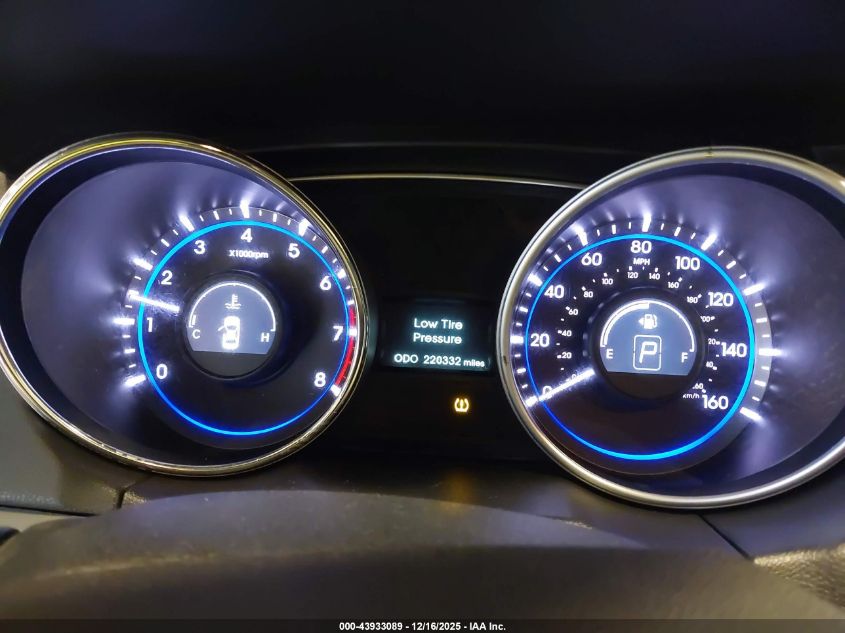 2011 Hyundai Sonata Gls VIN: 5NPEB4AC4BH089416 Lot: 43933089