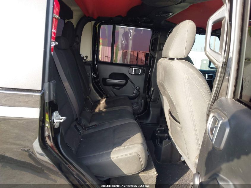 2020 Jeep Gladiator Sport 4X4 VIN: 1C6HJTAG4LL165007 Lot: 43933090