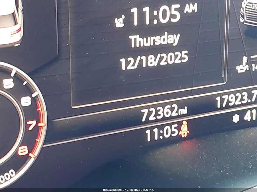 2018 Audi Q7 3.0T Premium VIN: WA1VAAF7XJD014277 Lot: 43933093