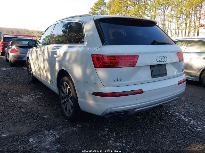 2018 Audi Q7 3.0T Premium VIN: WA1VAAF7XJD014277 Lot: 43933093