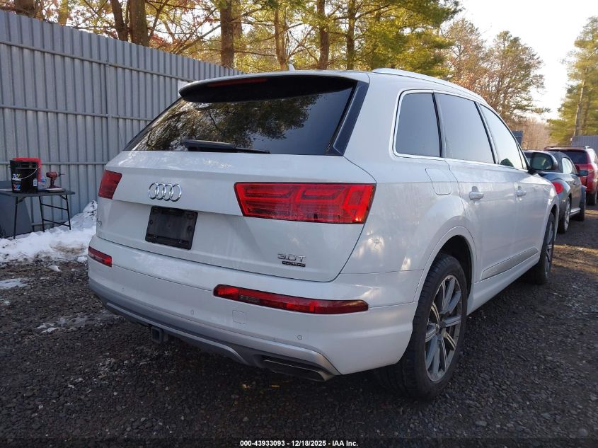 2018 Audi Q7 3.0T Premium VIN: WA1VAAF7XJD014277 Lot: 43933093