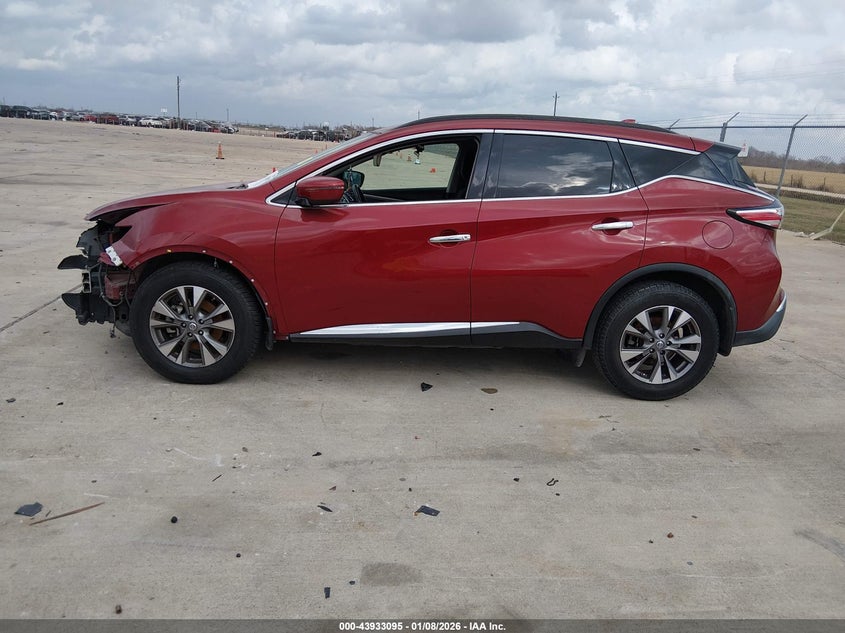 2018 Nissan Murano Sv VIN: 5N1AZ2MG6JN145833 Lot: 43933095