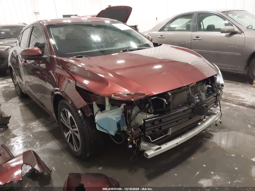 2022 Nissan Sentra Sv Xtronic Cvt VIN: 3N1AB8CV1NY284078 Lot: 43933104