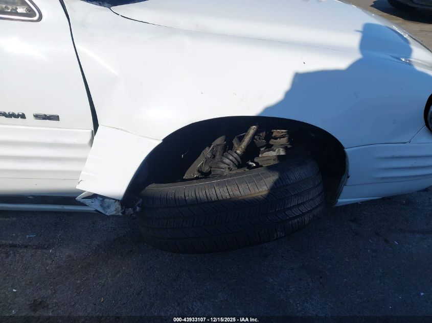 1999 Pontiac Grand Am Se VIN: 1G2NE52T9XM833024 Lot: 43933107