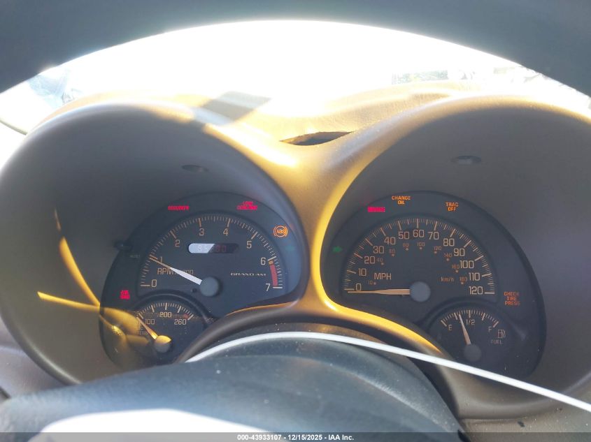 1999 Pontiac Grand Am Se VIN: 1G2NE52T9XM833024 Lot: 43933107