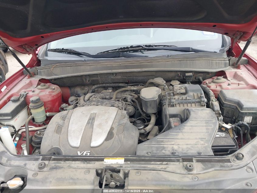 2012 Hyundai Santa Fe Se VIN: 5XYZH4AG1CG162785 Lot: 43933111