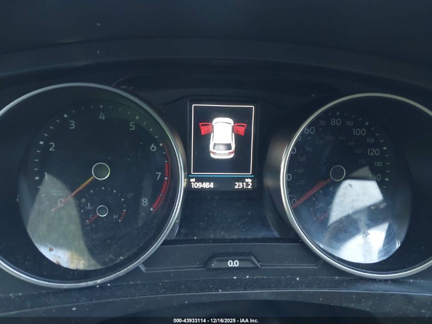 2018 Volkswagen Tiguan 2.0T S VIN: 3VV1B7AX4JM033750 Lot: 43933114