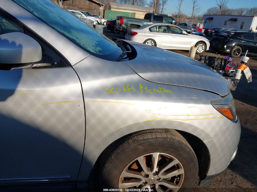 2015 Nissan Pathfinder Sl VIN: 5N1AR2MM1FC689634 Lot: 43933132