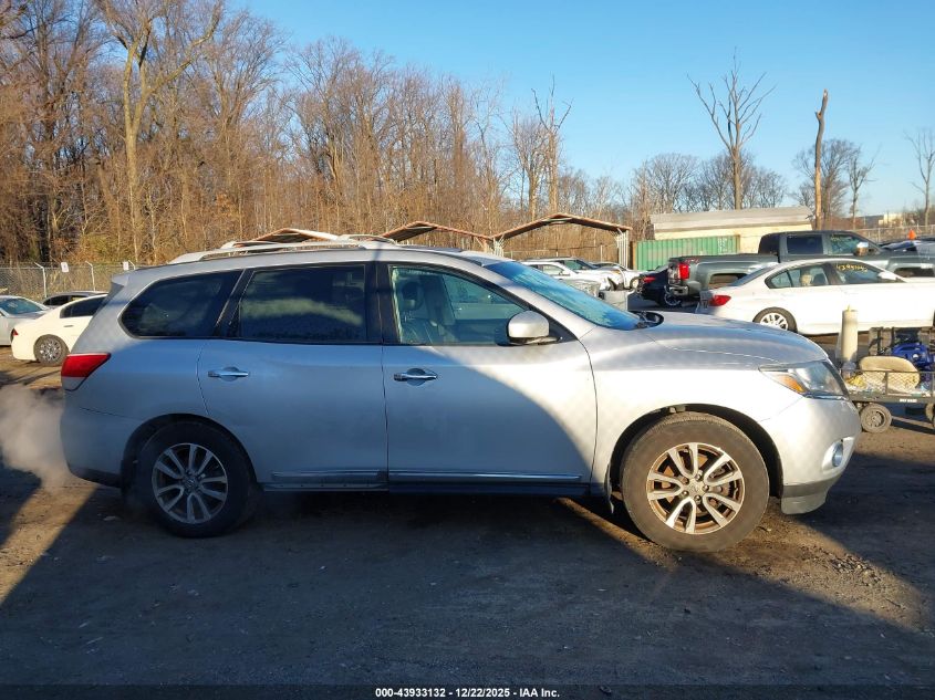 2015 Nissan Pathfinder Sl VIN: 5N1AR2MM1FC689634 Lot: 43933132