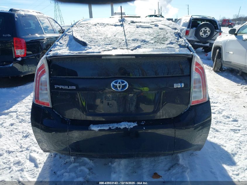 2013 Toyota Prius Two VIN: JTDKN3DU7D5540155 Lot: 43933143