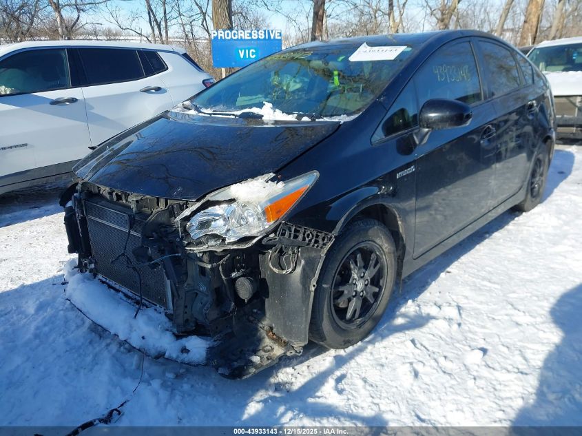 2013 Toyota Prius Two VIN: JTDKN3DU7D5540155 Lot: 43933143