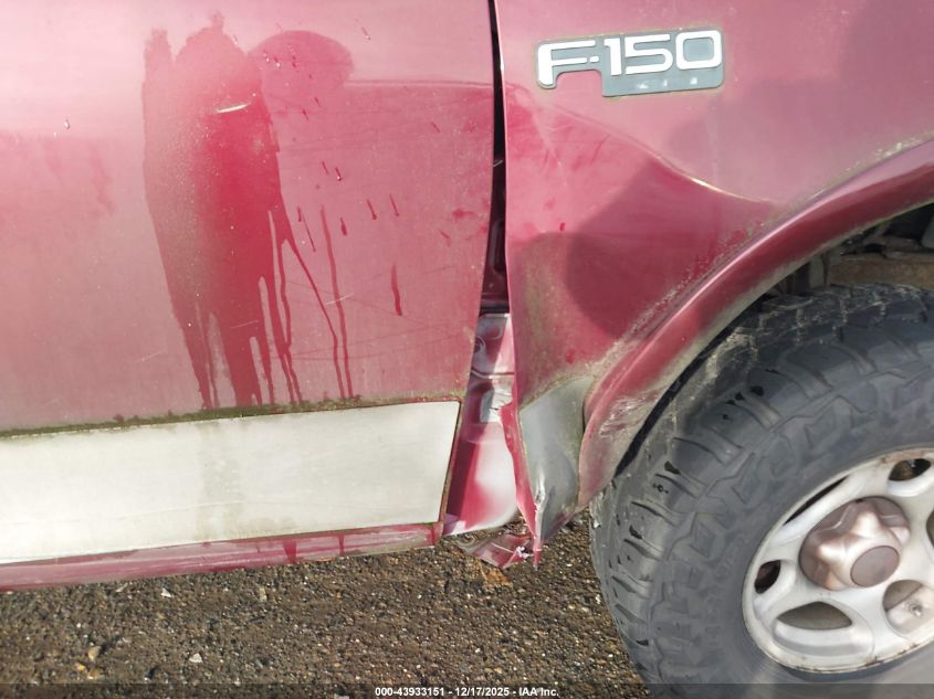 1997 Ford F-150 Lariat/Xl/Xlt VIN: 1FTDX0866VKB08737 Lot: 43933151