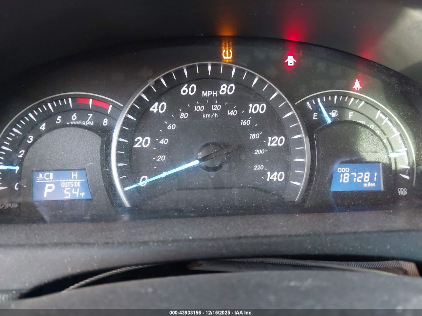 2012 Toyota Camry Le VIN: 4T1BF1FK5CU519799 Lot: 43933156