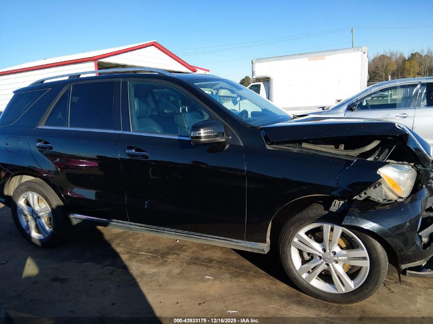 2013 Mercedes-Benz Ml 350 4Matic VIN: 4JGDA5HB5DA250251 Lot: 43933179