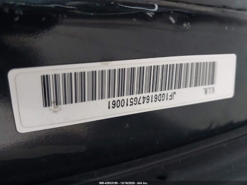 2007 Subaru Impreza 2.5I VIN: JF1GD61647G510061 Lot: 43933195