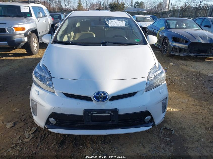 2013 Toyota Prius Five VIN: JTDKN3DUXD5570203 Lot: 43933197