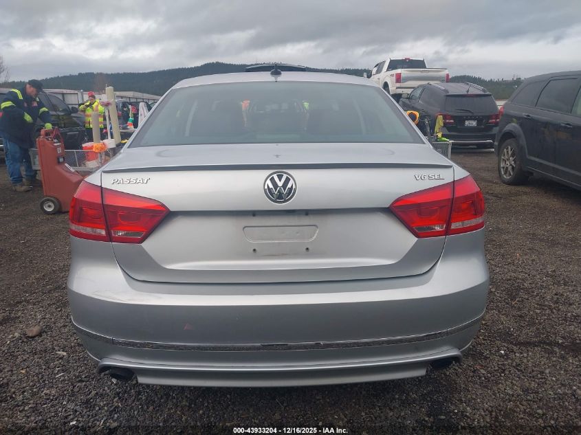 2015 Volkswagen Passat 3.6L V6 Sel Premium VIN: 1VWCM7A37FC052880 Lot: 43933204