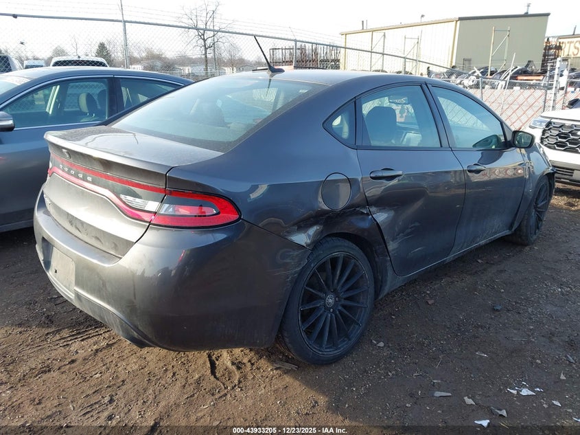 Vin: 1c3cdfbb9fd437357, lot: 44428832, dodge dart sxt 20154