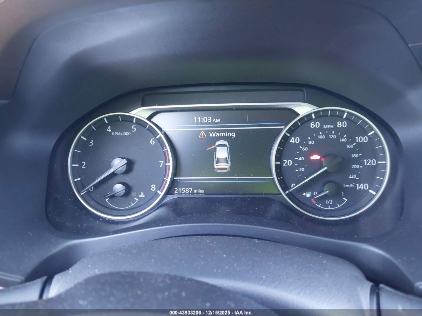 2025 Nissan Altima Sv Fwd VIN: 1N4BL4DV2SN372349 Lot: 43933206