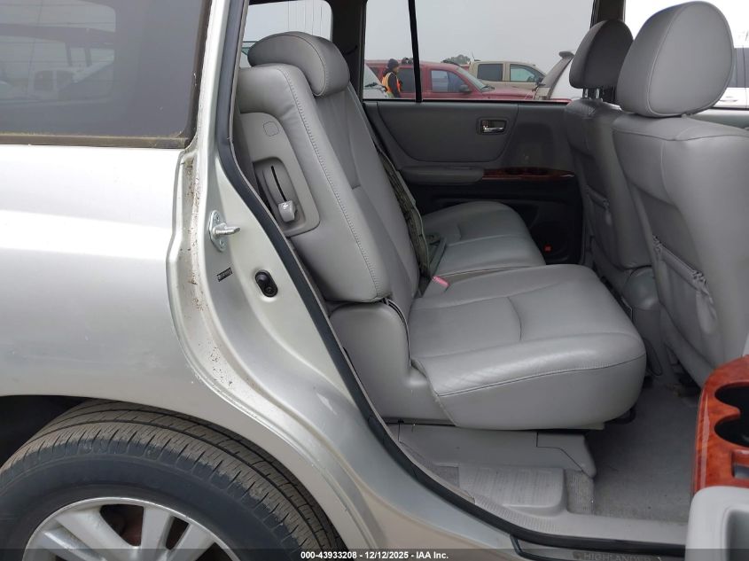 2006 Toyota Highlander Hybrid Limited V6 VIN: JTEEW21A560007084 Lot: 43933208