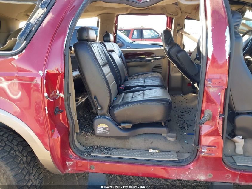 2005 Ford Excursion Eddie Bauer VIN: 1FMSU45P65EC14636 Lot: 43933220