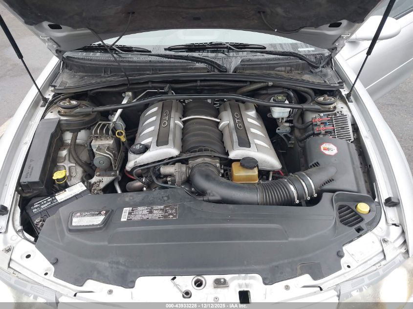 2006 Pontiac Gto VIN: 6G2VX12U46L548752 Lot: 43933228