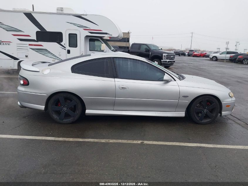2006 Pontiac Gto VIN: 6G2VX12U46L548752 Lot: 43933228