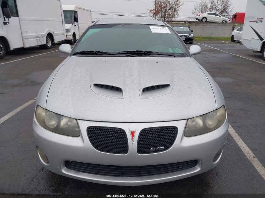 2006 Pontiac Gto VIN: 6G2VX12U46L548752 Lot: 43933228