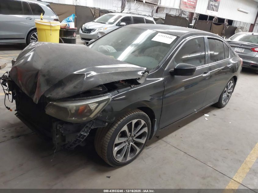 2014 Honda Accord Sport VIN: 1HGCR2F52EA055991 Lot: 43933246