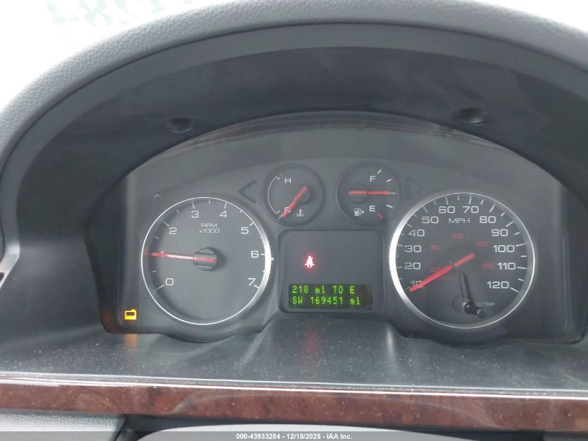 2007 Ford Five Hundred Sel VIN: 1FAFP24107G117430 Lot: 43933284