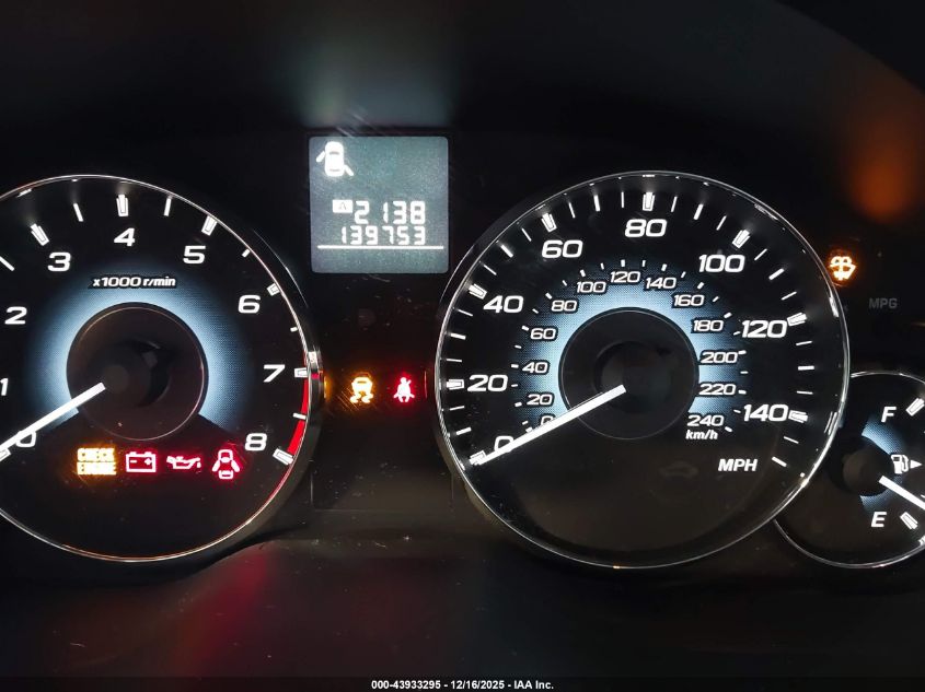 2010 Subaru Outback 2.5I Premium VIN: 4S4BRBCC4A1323975 Lot: 43933295